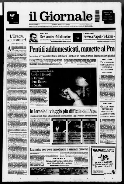 Il giornale del lunedi